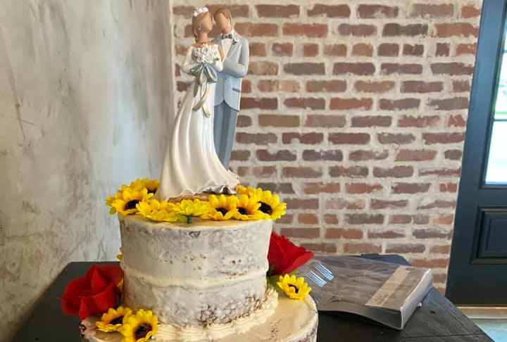 Mrs. T's Wedding Cake